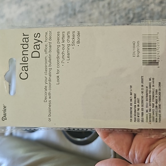 Darice calendar days - Picture 2 of 2